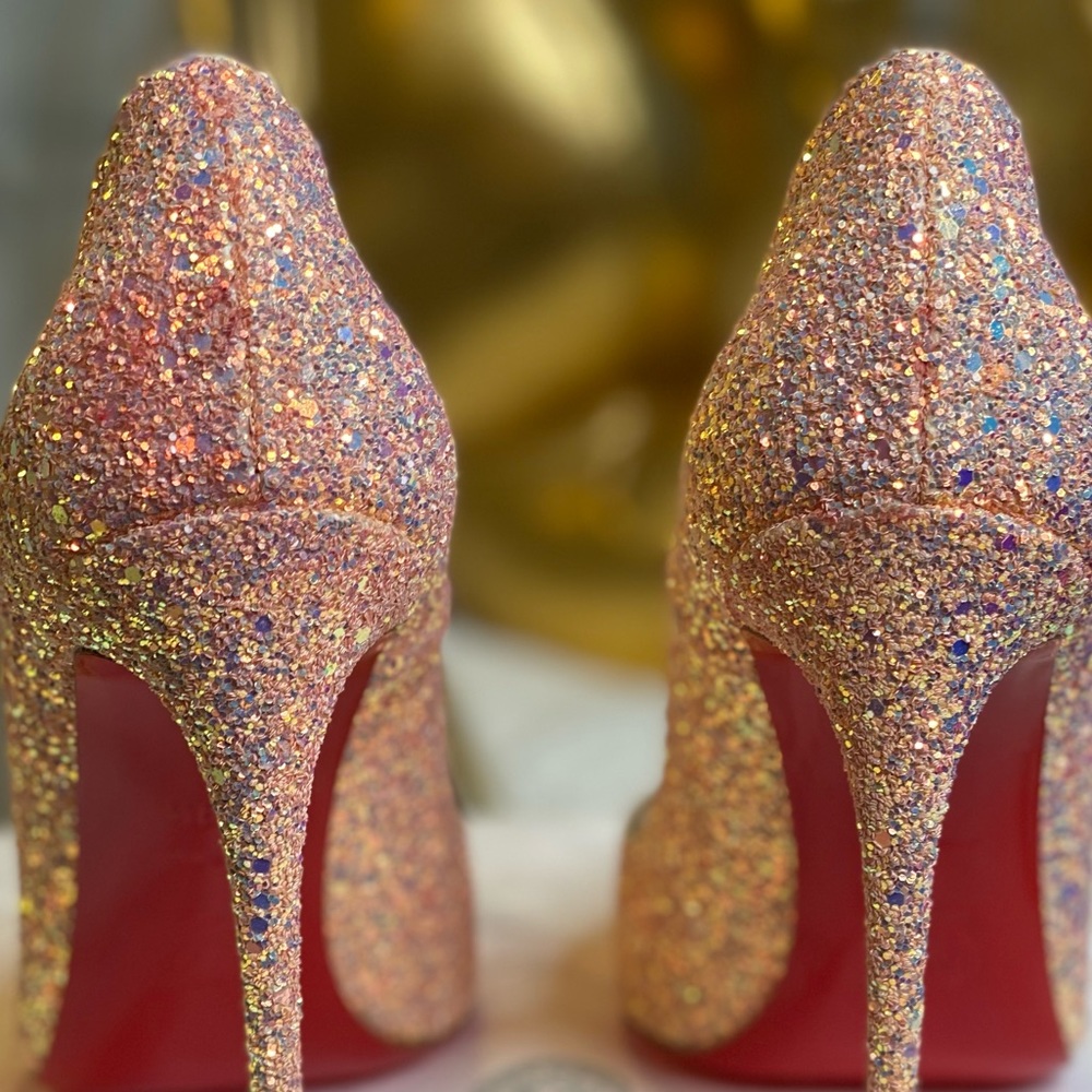 CHRISTIAN LOUBOUTINS SWAROSKI CRYSTAL COVERED PIGALLES